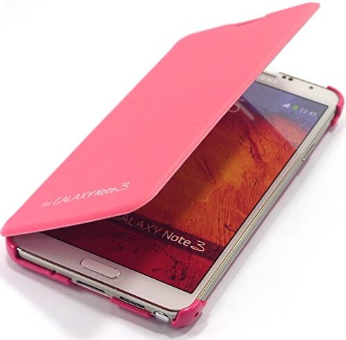 [HotPink] Tmax PU Leather Wallet N3 Premium Flip Cover Case w/ Card Slot [ Ultra Slim Fit ] Leather Diary Case For Samsung Galaxy Note3 III N9000