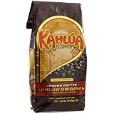 Coffee Kahlua Original Gourmet Ground Coffee 12 Ounce Bags  Pack of 2 