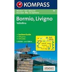 Bormio, Livigno, Valtellina: Wander-, Rad- und Skitourenkarte. GPS-genau. 1:50.000