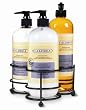 Caldrea Cloverleaf Sinkset, Black, Lavender Pine, 3 Piece Set