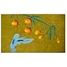 Doormat humming bird coconut fiber rectangular