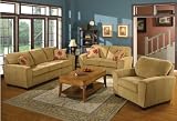 New 3Pc Contemporary Modern Fabric Sofa Set #AC-HANNA New 3Pc Contemporary Modern Fabric Sofa Set #AC-HANNA
