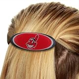 MLB Cleveland Indians Ladies Oval Barrette - Red
