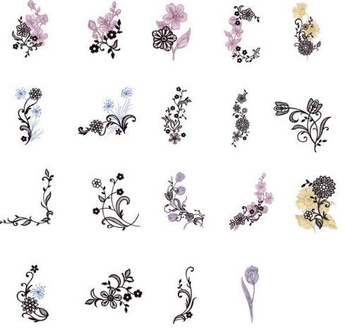Brother/Babylock Embroidery Machine Card LACE 