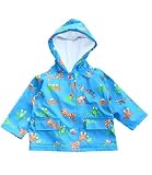 Hatley Fun Frogs Rain Coat, Jackets, Boys