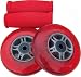 RED Replacement Razor Scooter WHEELS, BEARINGS, GRIPS