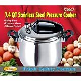 9.5 Qt Stainless Steel Pressure Cooker by Bene Casa by 