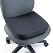 Memory Foam Seat Rest, 13-1/2"w x 14 1/2"d x 2"h, Black