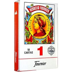 Fournier 1-50 Spanish Playing Cards (Red)