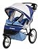 Schwinn Free Wheeler ST Double Jogging Stroller (Light Blue/Blue)