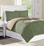 Home Essence Chadwick Microfiber King Down Alternative Comforter Mini Set,  ....