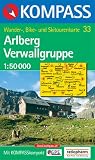  : Kompass Karten, Arlberg, N&ouml;rdliche Verwallgruppe: Wander-, Bike- und Skitourenkarte