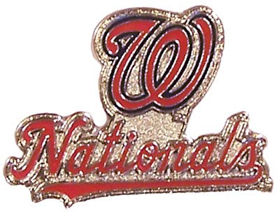 Washington Nationals Primary Plus Logo Pin