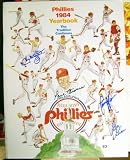 1984 Philadelphia Phillies Yearbook autographed by Tug McGraw, Paul Owens, Greg Gross, & Larry Anderson