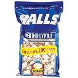 Halls Mentho Lyptus Cough Suppressant, 200 Cherry Drops Halls Mentho Lyptus Cough Suppressant, 200 Cherry Drops