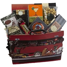 Mr. Handyman's Toolbox of Treats Gift Tote - Gourmet Food & Snack Gift Basket - Great Gift for Him!