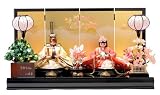 【新作雛人形】【全国数量限定】【2012年新作】★【人形の久月×タカラトミー】コラボモデル　豪華衣装のリカちゃん衣装プレミアム 親王飾り　h243-k-RI-2732