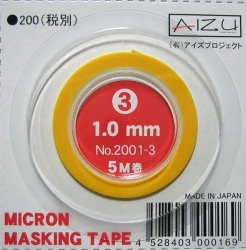 Micron masking tape 3 1.0mm width ~ 5M winding