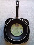 Basic Essentials Everyday 3 Piece Breakfast Set (8, 10 Fry Pans & 10.5 Square Griddle)