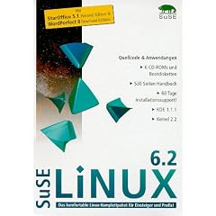 SuSE Linux 6.2, 6 CD-ROMs, dtsch. Ausgabe: Das komfortable Linux-Komplettpaket f�r