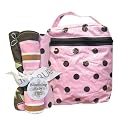 Trend Lab Maya Bottle Bag and Burp Cloths - Set of Four
