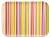 Zak Designs Melamine 16 x 12-Inch Serve Tray, Stripe Design