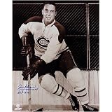 Jean Beliveau Montreal Canadiens 16x20 Autographed Photograph with HOF 1972 Inscription
