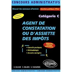 Agent de constatation ou d'assiette des imp�ts Cat�gorie C
