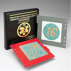 Ishihara Compatible Pseudoisochromatic Plate (PIPIC) Color Vision Test 24 Plate Edition by... by 