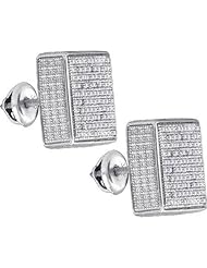 0.46CTW-DIA MICRO-PAVE EARRING