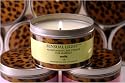 Sensual Light Chocolate Decadence Moisturizing Soy Candle for Massage 8 oz