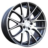 Monza Eurosport Wheels Rims 20X8.5 20X10 Staggered Gunmetals Wheels BMW 4pc-1set