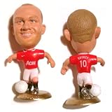 Manchester United FC Wayne Rooney #10 Toy Figure 2.5" (Silver Cleats)