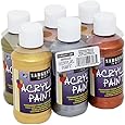 Sargent Art Metallic Acrylic Paint Set, 6-Pack