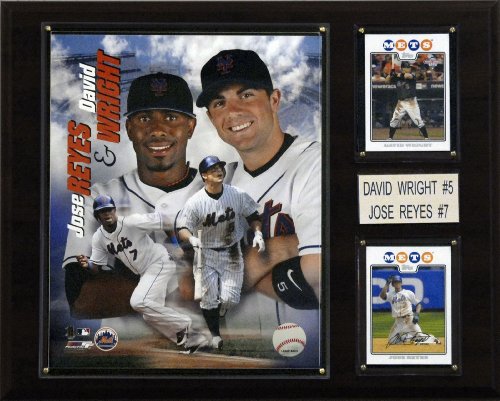 MLB Wright-Reyes New York Mets Player Plaque