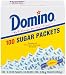 DOMINO SUGAR PACKETS - 100 Packs