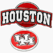 Houston Cougars Hat Clip Golf Ball Marker