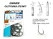 Sporting Goods : Owner Saltwater Fishing Hooks Flyliner Pro Pack 4/0
