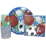 Sports Theme Party Pack Plates Napkins Cups