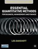 Essential Quantitative Methods for Business, Management and Finance