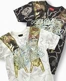 Christian Audigier Boys Tattoo Arms Tee