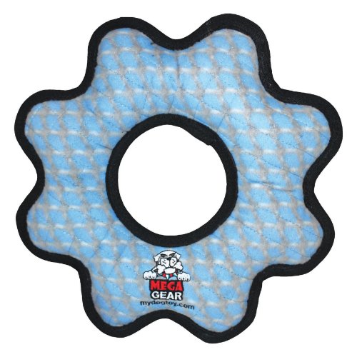 Tuffys Mega Gear Ring Dog Toy, Chain Link Print