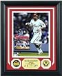 Shane Victorino Autographed 24Kt Gold Coin Photo Mint