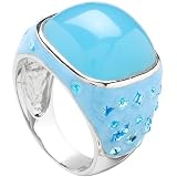 Sky Blue Cocktail Ring size 8 Emitations