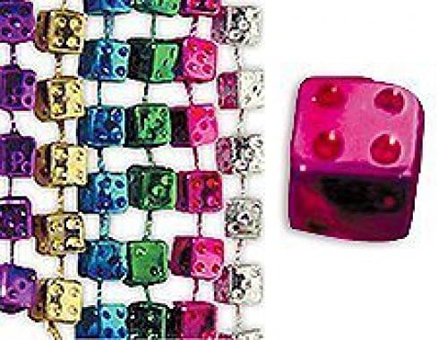 Bunco Dice Mardi Gras Bead Necklaces by Tropical Haze