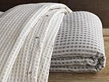 Coyuchi Organic Cotton and Linen "Birch" Duvet Cover - Full/Queen - Birch