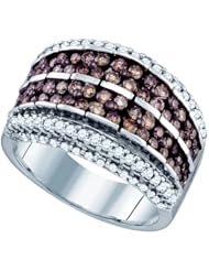 1.62ctw Brown Diamond Fashion Band 10K White Gold