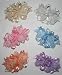 CLEARANCE New Satin & Lace Hairbows ~ Blue or Peach Remaining