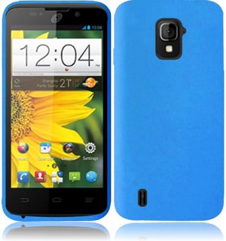 For ZTE Majesty Z796C Silicone Jelly Skin Cover Case (Light Blue)