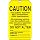 Accuform Signs, RP-Plastic Scaffold Tag, "CAUTION THIS SCAFFOLD DOES NOT MEET FEDERAL/STATE OSHA SPECIFICATIONS", 25/Pk